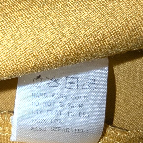 Superdown | Cynthia Cross Back Mini Dress in Mustard Yellow | Size Medium - Picture 10 of 13